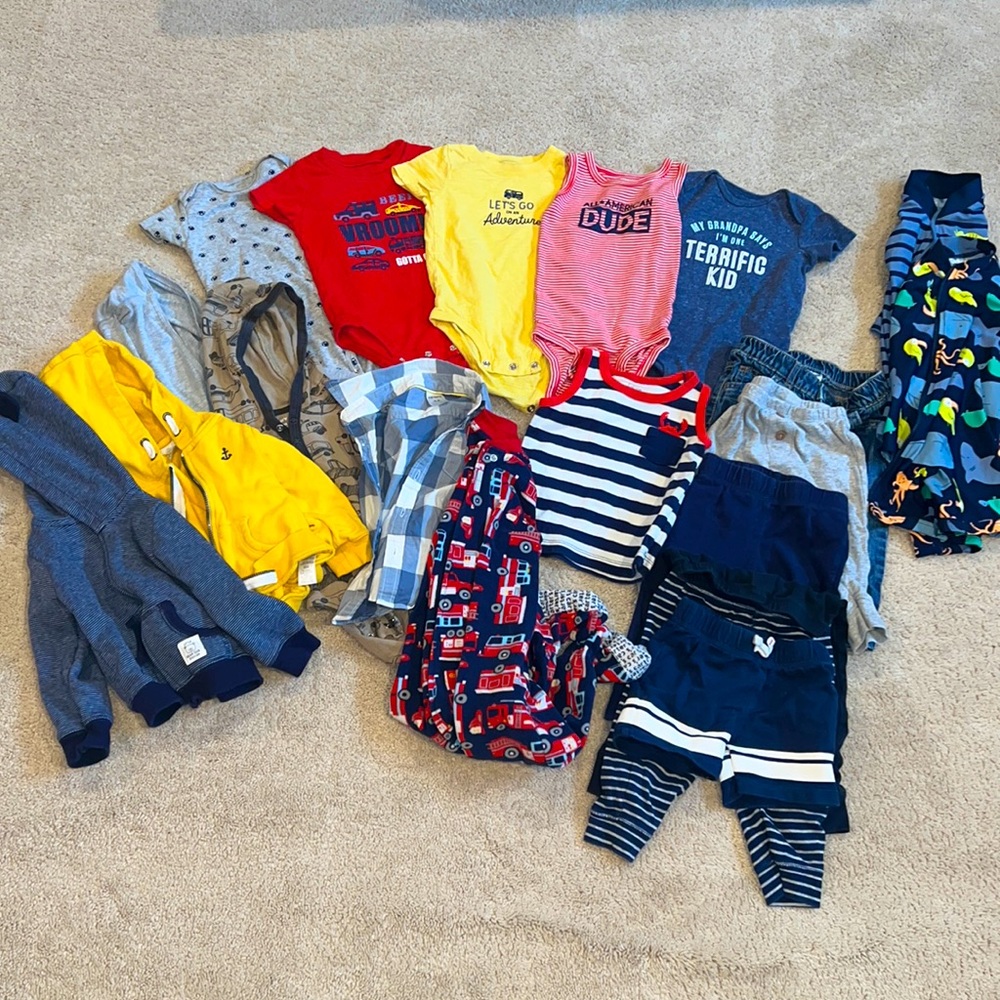 Bundle of Carter’s 12 month clothes